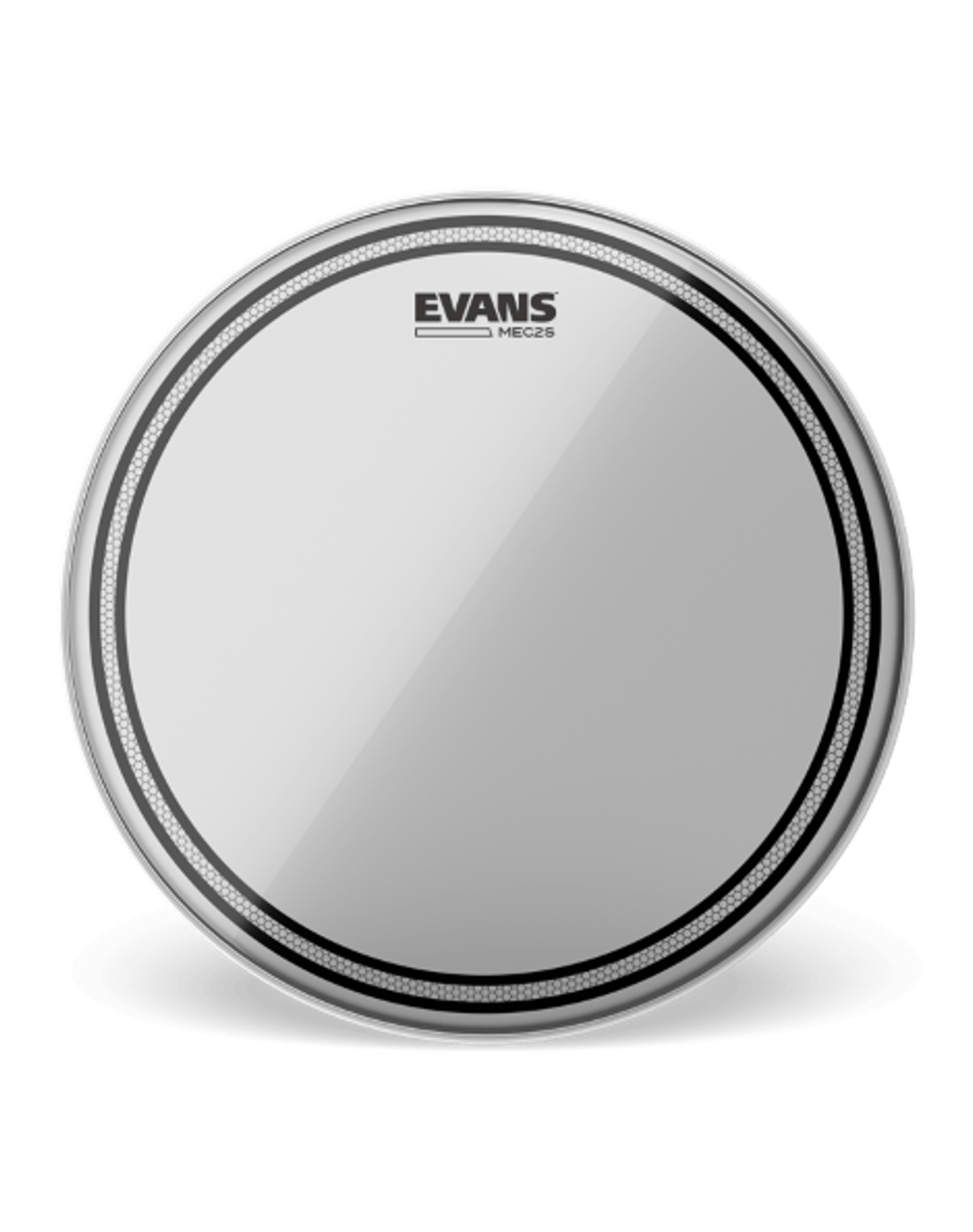 EVANS Marching Edge Control EC2S Tenor Clear 8" Tom Head TT08MEC2S