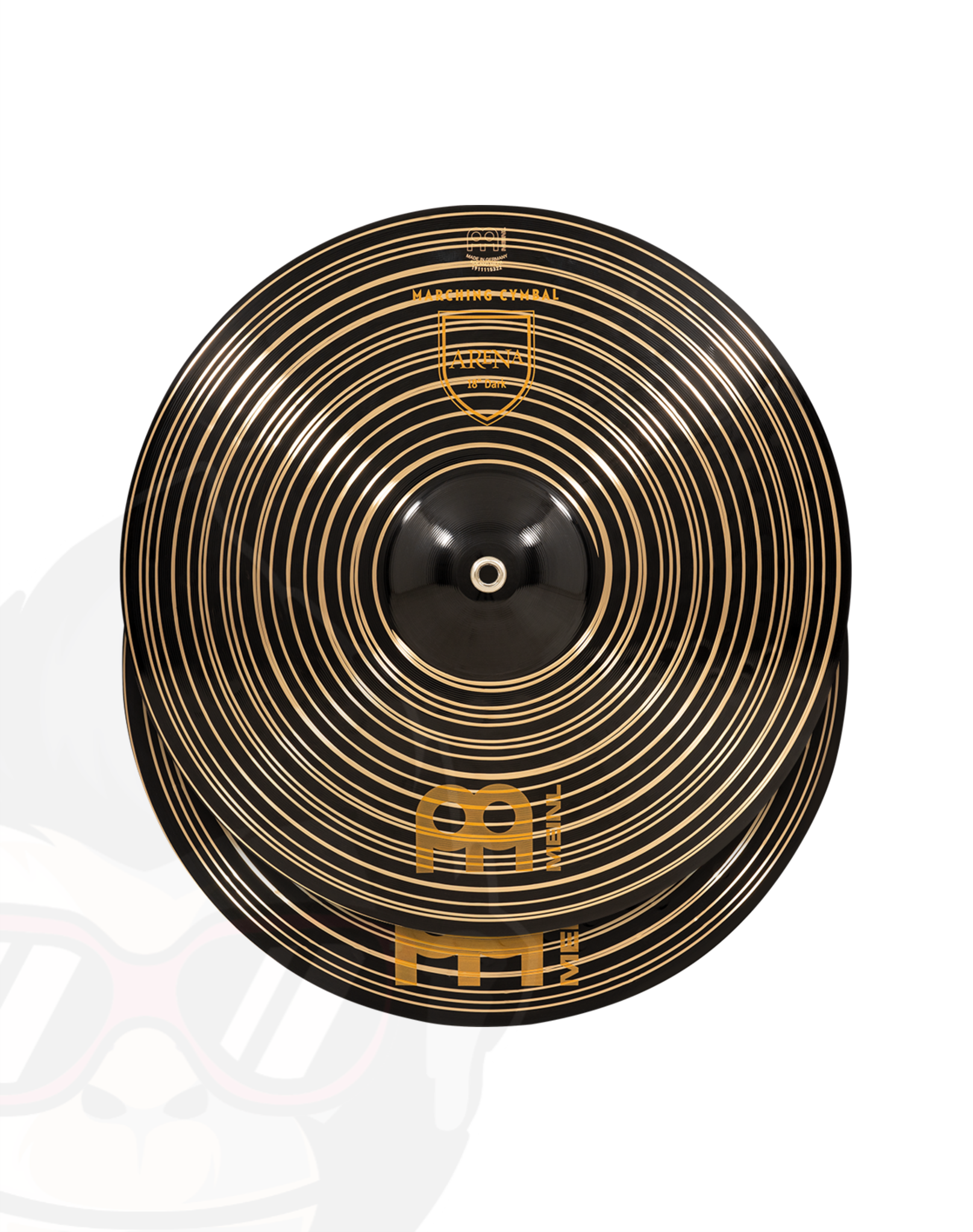 Meinl Professional Marching Hand Cymbals Arena B10 (Pair) Dark 18" MA-AR-18DA