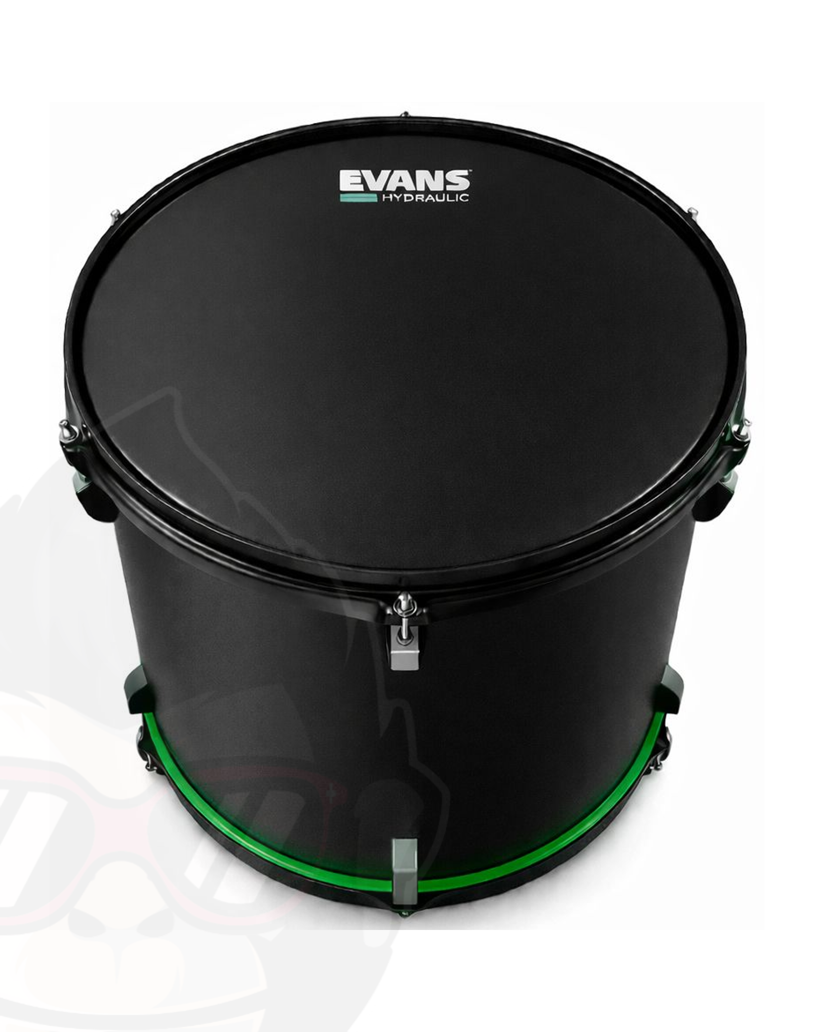 MnkDrms BlackPunch green PowerTom 14"x14" BLCKPNCH_PT1414G