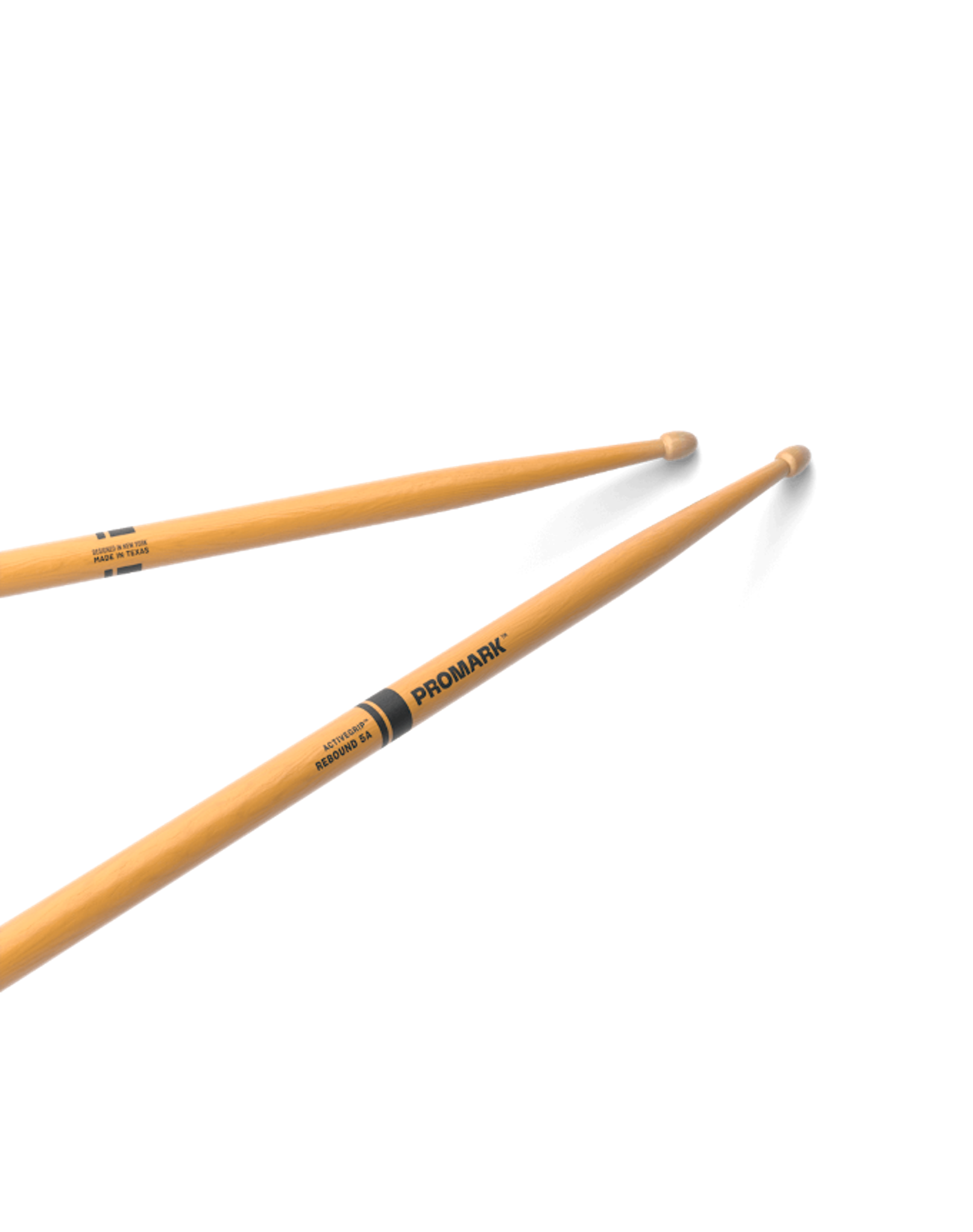 ProMark Rebound 5A ActiveGrip Clear Hickory Drumstick R5AAGC