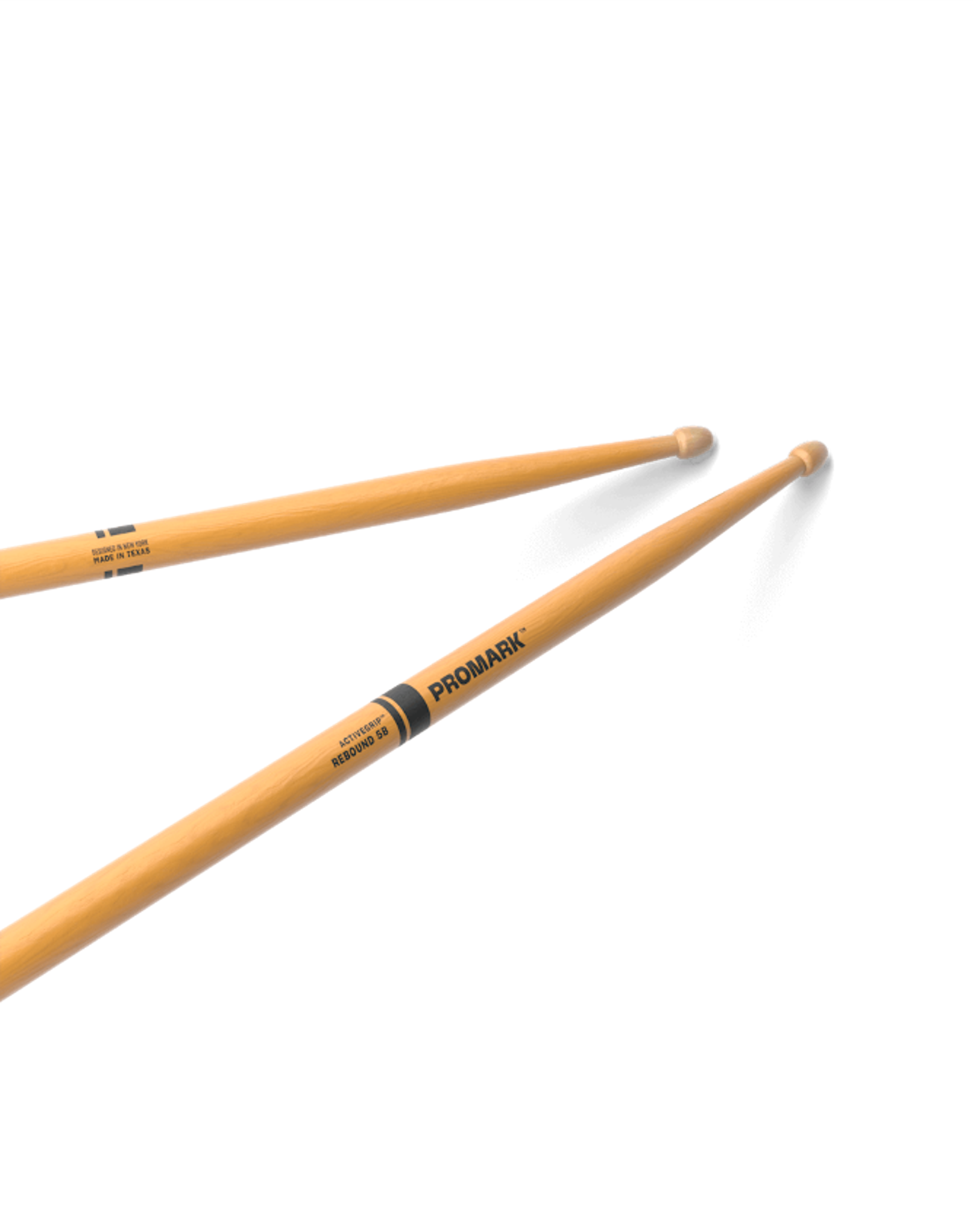 ProMark Rebound 5B ActiveGrip Clear Hickory Drumstick R5BAGC